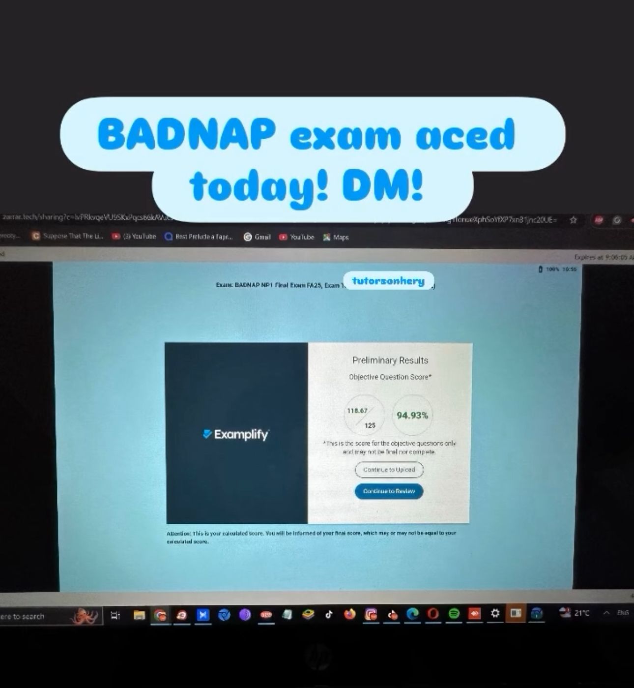 BADNAP Score 94%